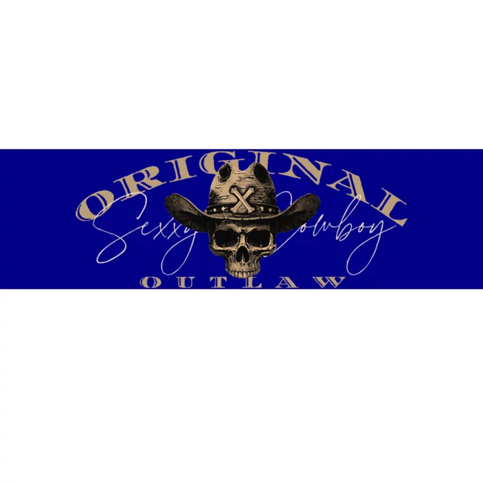 Original Outlaw Cowboy For Country Concert Casual Bumper Sticker