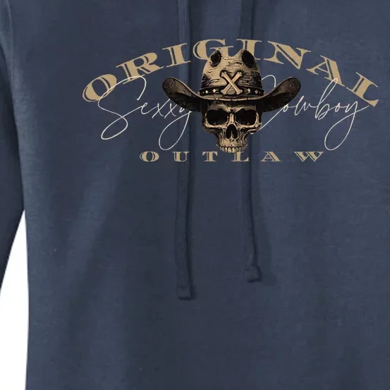 Original Outlaw Cowboy For Country Concert Casual Women's Pullover Hoodie