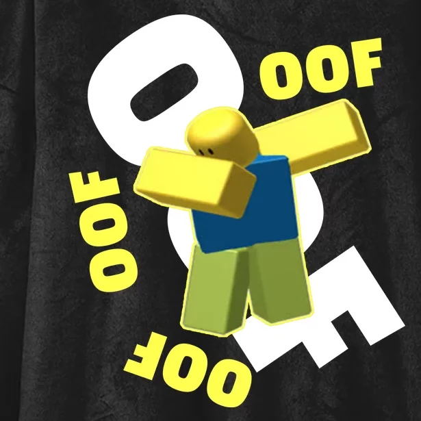 OOF Dancing Dabbing Noob Hooded Wearable Blanket