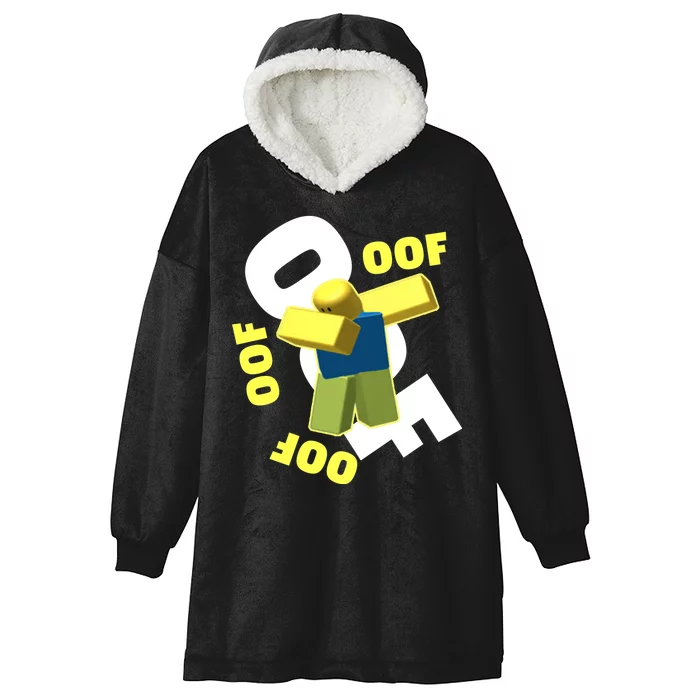 OOF Dancing Dabbing Noob Hooded Wearable Blanket