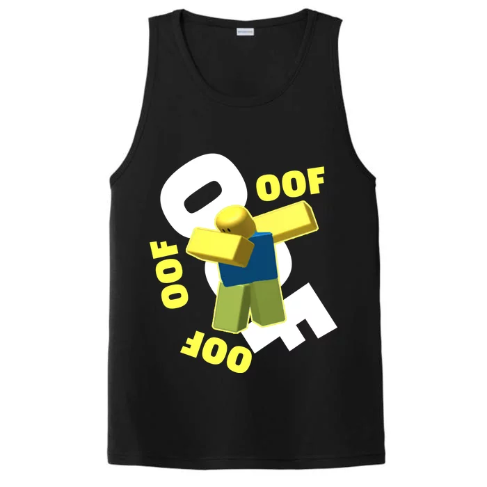 OOF Dancing Dabbing Noob Performance Tank