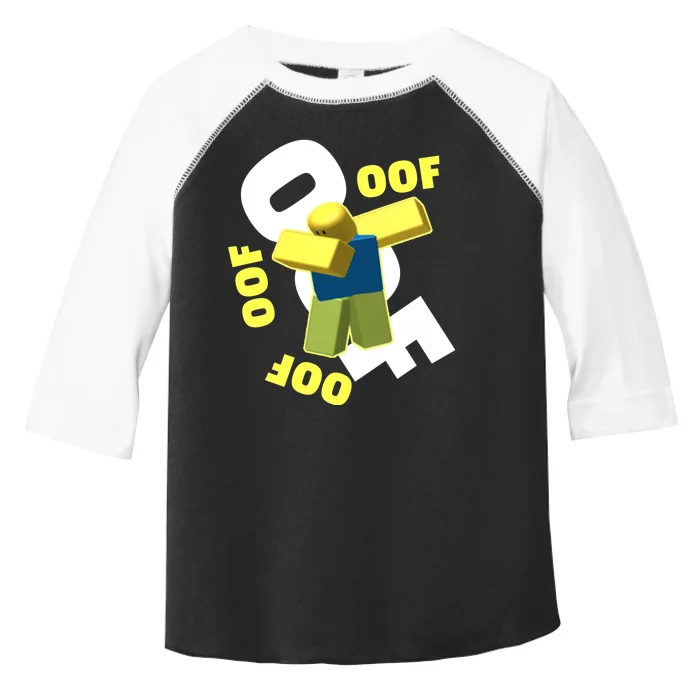 OOF Dancing Dabbing Noob Toddler Fine Jersey T-Shirt