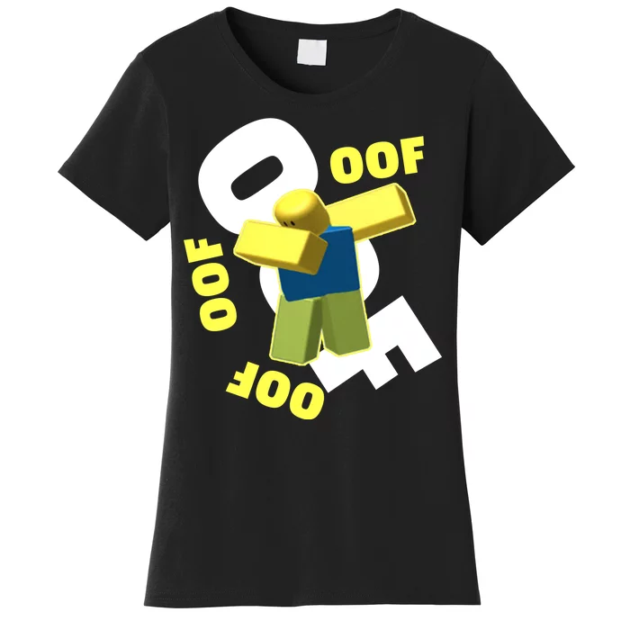 Roblox Oof Roblox Noob Women's T-Shirt Tee