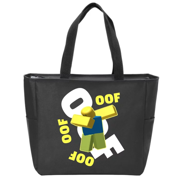 OOF Dancing Dabbing Noob Zip Tote Bag