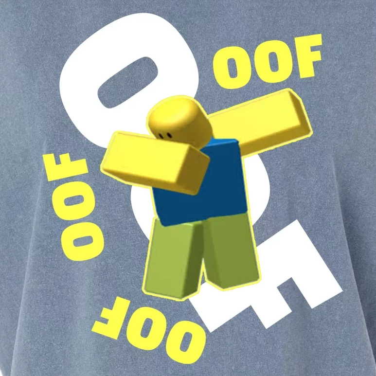 OOF Dancing Dabbing Noob Garment-Dyed Women's Muscle Tee