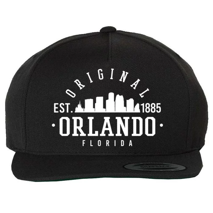 Original Orlando Florida Est 1885 Wool Snapback Cap