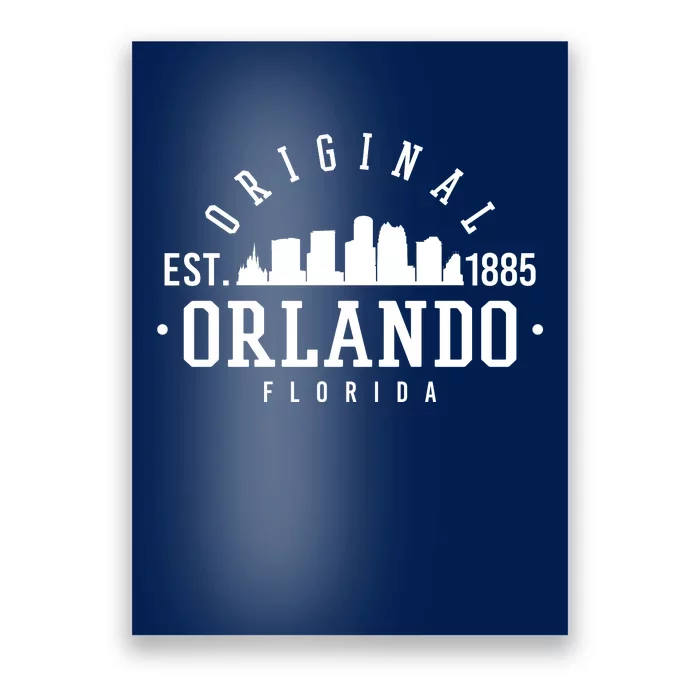 Original Orlando Florida Est 1885 Poster