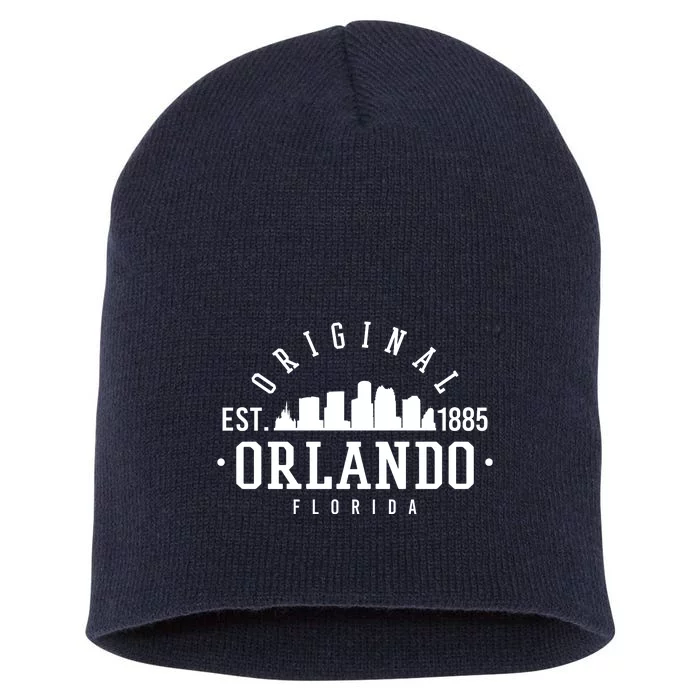 Original Orlando Florida Est 1885 Short Acrylic Beanie