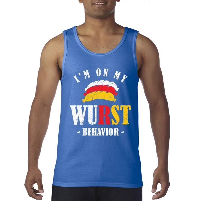 Oktoberfest October Fest Sausage Bratwurst Festival Gift Tank Top