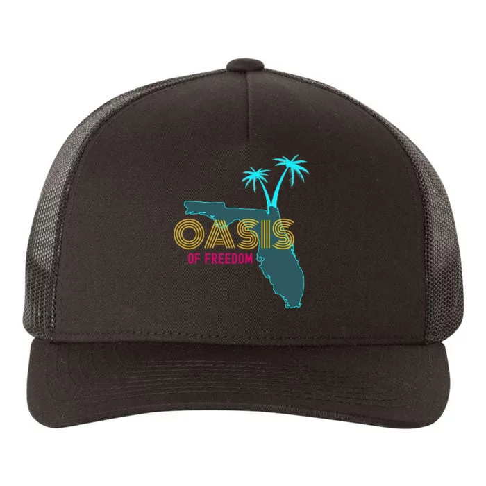 O.A.S.I.S Of Freedom Funny Florida Lover Yupoong Adult 5-Panel Trucker Hat