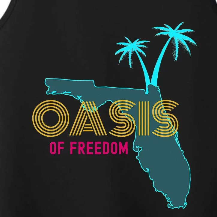 O.A.S.I.S Of Freedom Funny Florida Lover Performance Tank