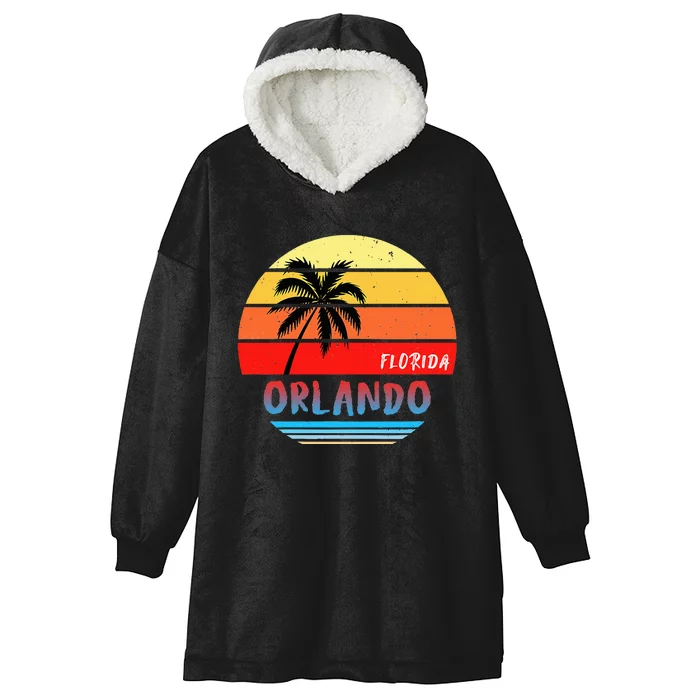 Orlando Orlando Florida Hooded Wearable Blanket