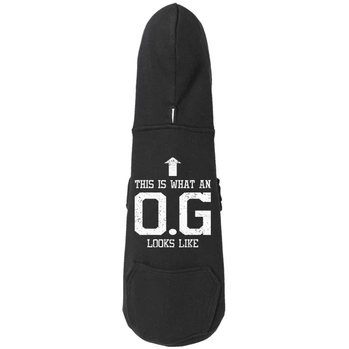 Og Original Gangster Gift For Dad Grandpa Uncle Doggie 3-End Fleece Hoodie