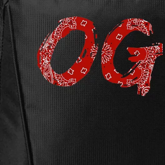 Og Original Gangster Compton Red Bandana City Backpack