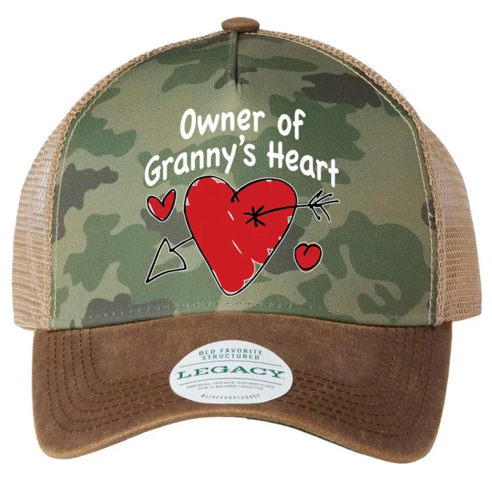 Owner Of Grannys Heart Cute Gift Legacy Tie Dye Trucker Hat