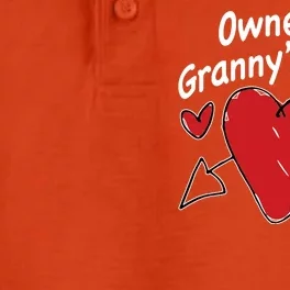 Owner Of Grannys Heart Cute Gift Dry Zone Grid Performance Polo