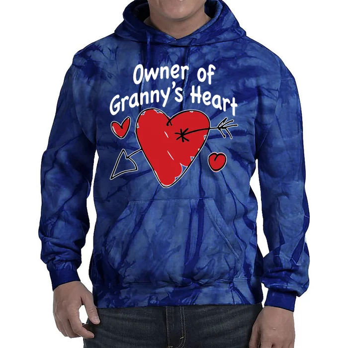 Owner Of Grannys Heart Cute Gift Tie Dye Hoodie