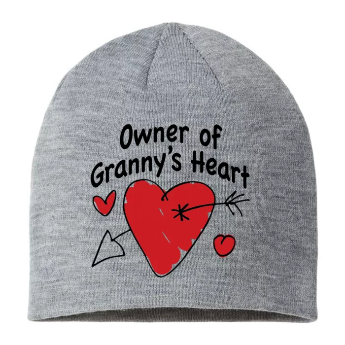 Owner Of Grannys Heart Cute Gift 8 1/2in Sustainable Knit Beanie