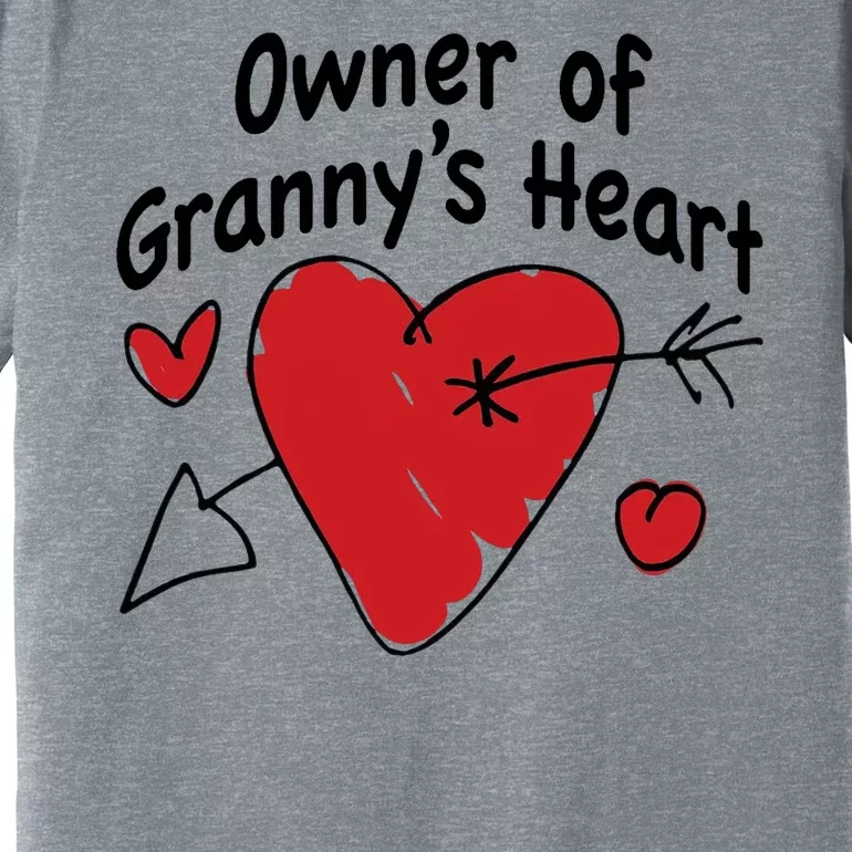 Owner Of Grannys Heart Cute Gift Premium T-Shirt