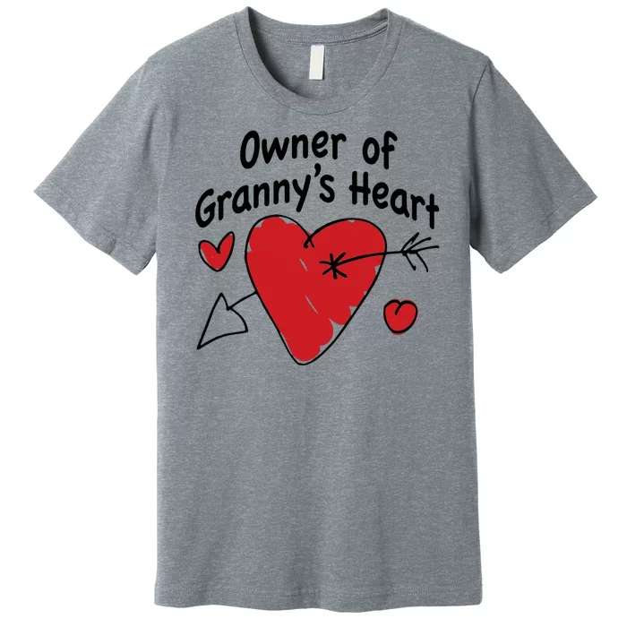 Owner Of Grannys Heart Cute Gift Premium T-Shirt