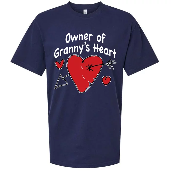 Owner Of Grannys Heart Cute Gift Sueded Cloud Jersey T-Shirt