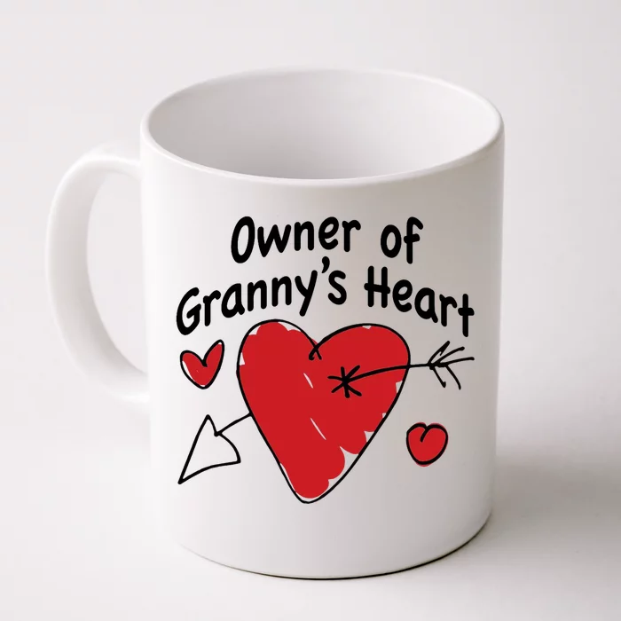 Owner Of Grannys Heart Cute Gift Front & Back Coffee Mug