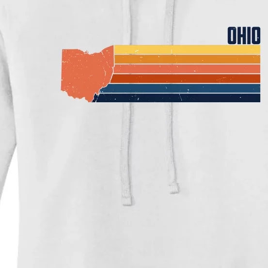 Retro Vintage Ohio Women's Pullover Hoodie