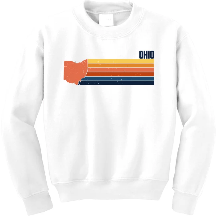 Retro Vintage Ohio Kids Sweatshirt