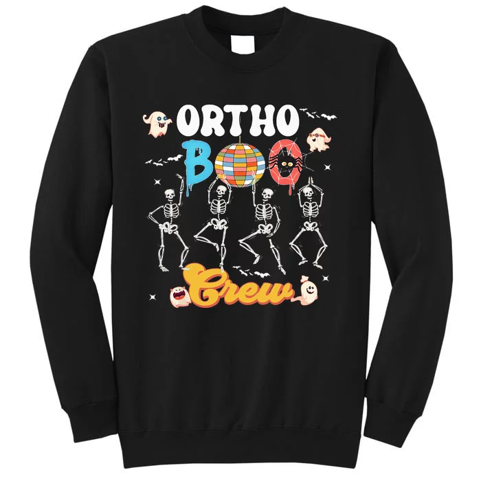 Ortho Orthopedic Halloween Boo Crew Funny Skeleton Dancing Sweatshirt