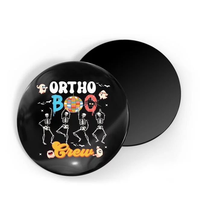 Ortho Orthopedic Halloween Boo Crew Funny Skeleton Dancing Magnet