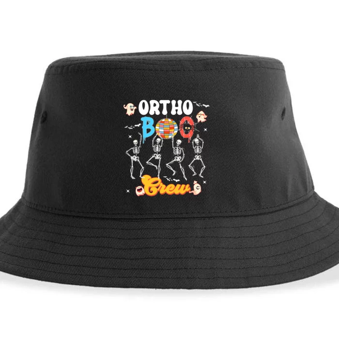 Ortho Orthopedic Halloween Boo Crew Skeleton Dancing Nurse Sustainable Bucket Hat