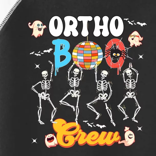 Ortho Orthopedic Halloween Boo Crew Skeleton Dancing Nurse Toddler Fine Jersey T-Shirt