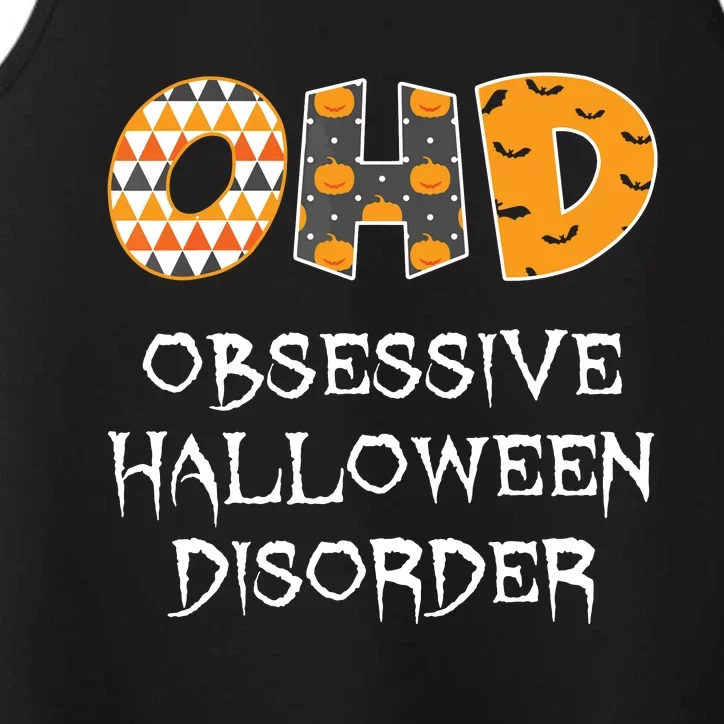 O.H.D. Obsessive Halloween Disorder Halloween Performance Tank