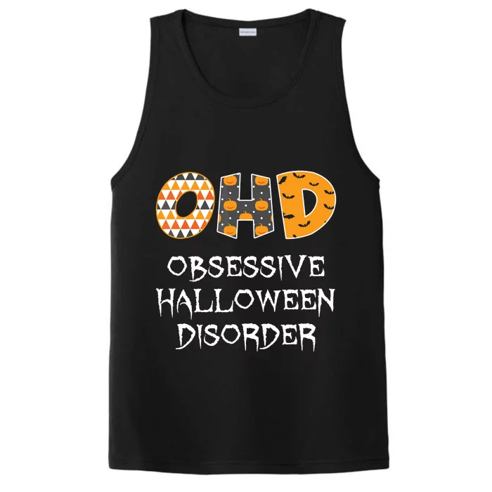 O.H.D. Obsessive Halloween Disorder Halloween Performance Tank