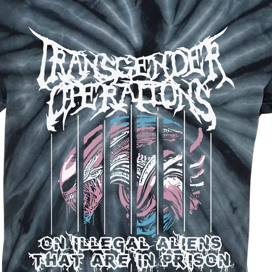 Operations On Illegal Aliens That Are In Prison Kids Tie-Dye T-Shirt