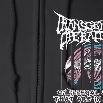 Operations On Illegal Aliens That Are In Prison Full Zip Hoodie