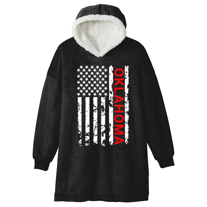 Oklahoma Hooded Wearable Blanket