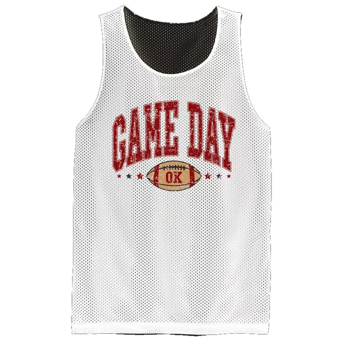 Oklahoma Mesh Reversible Basketball Jersey Tank