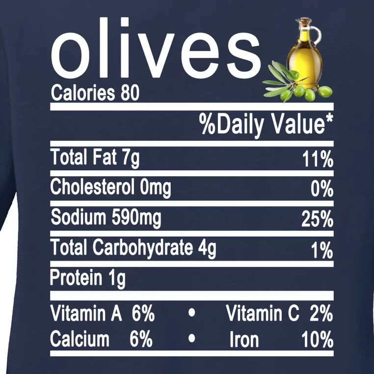 Olives Ladies Long Sleeve Shirt