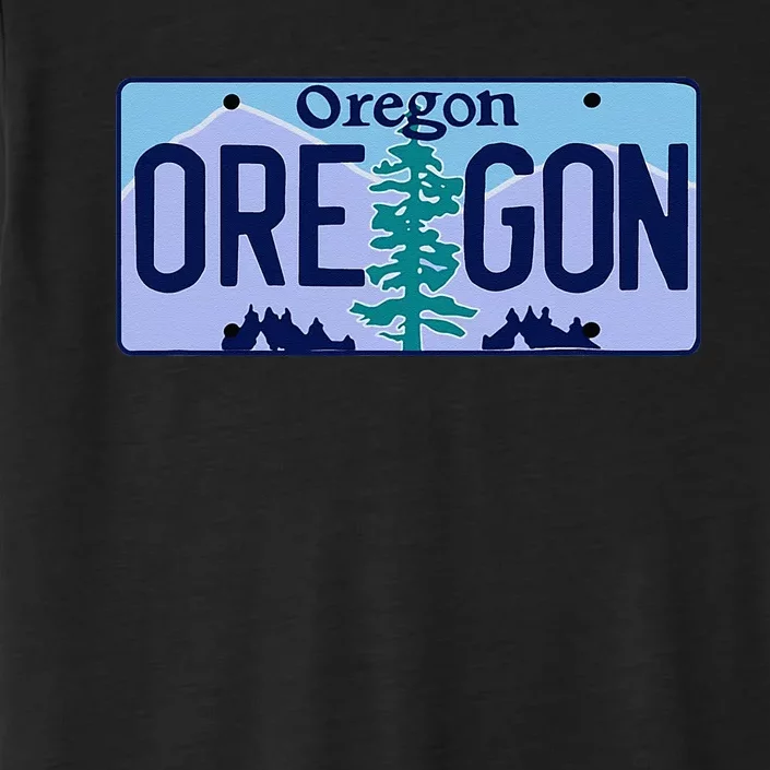 Oregon OR License Plate Classic ChromaSoft Performance T-Shirt