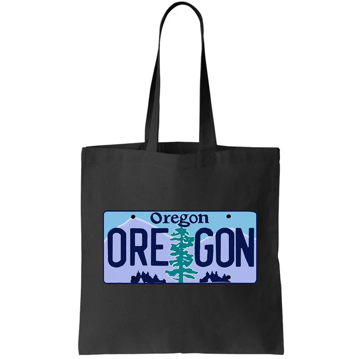 Oregon OR License Plate Classic Tote Bag