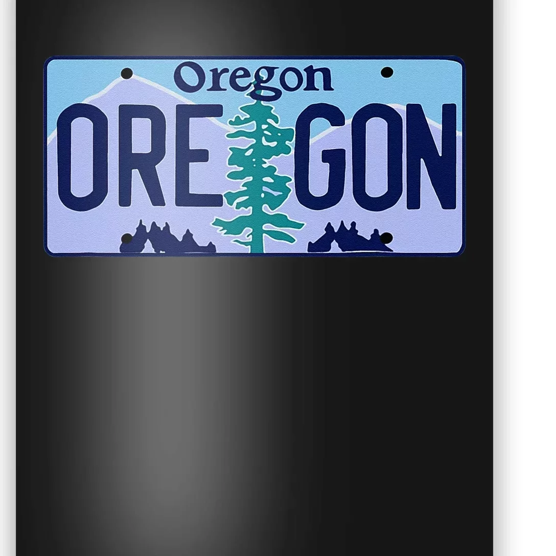 Oregon OR License Plate Classic Poster