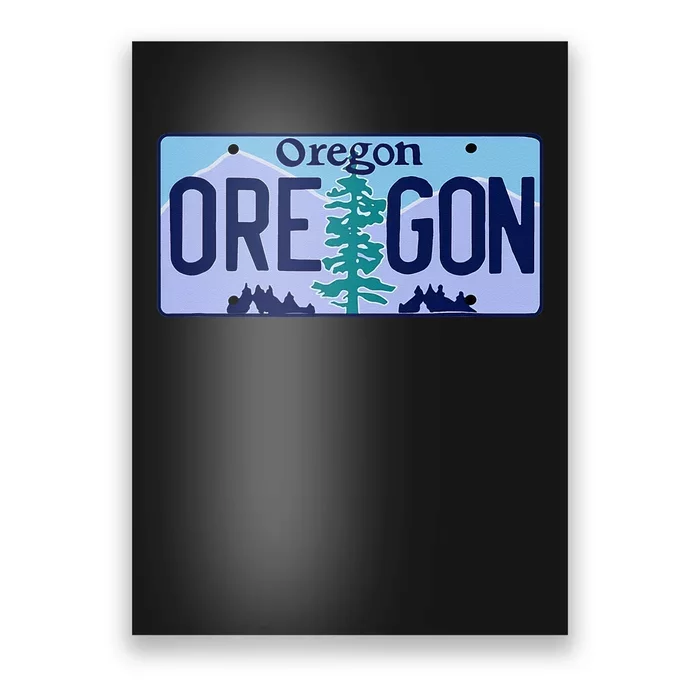 Oregon OR License Plate Classic Poster