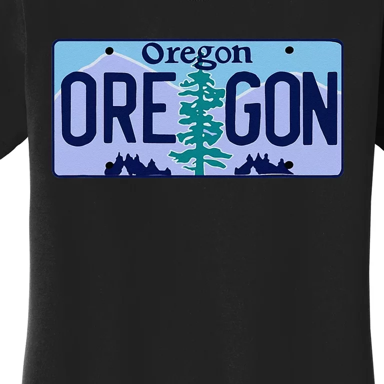 Oregon OR License Plate Classic Women's T-Shirt