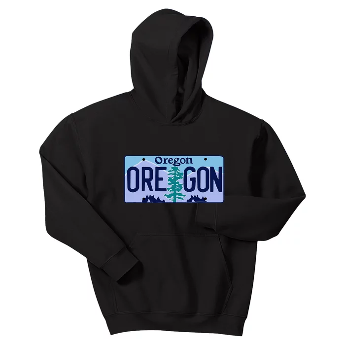 Oregon OR License Plate Classic Kids Hoodie