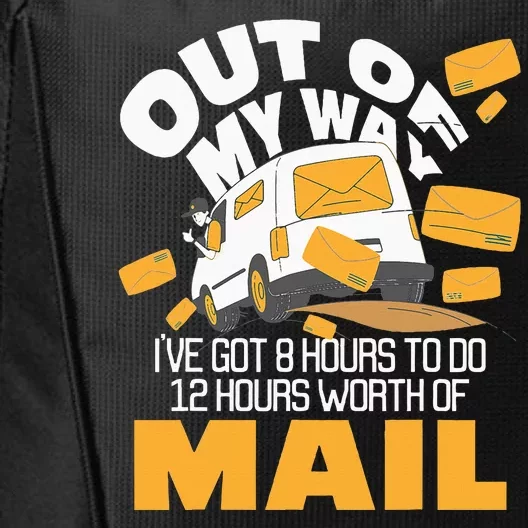 Out Of My Way Postal Worker Mailman Postman Mail Carrier City Backpack