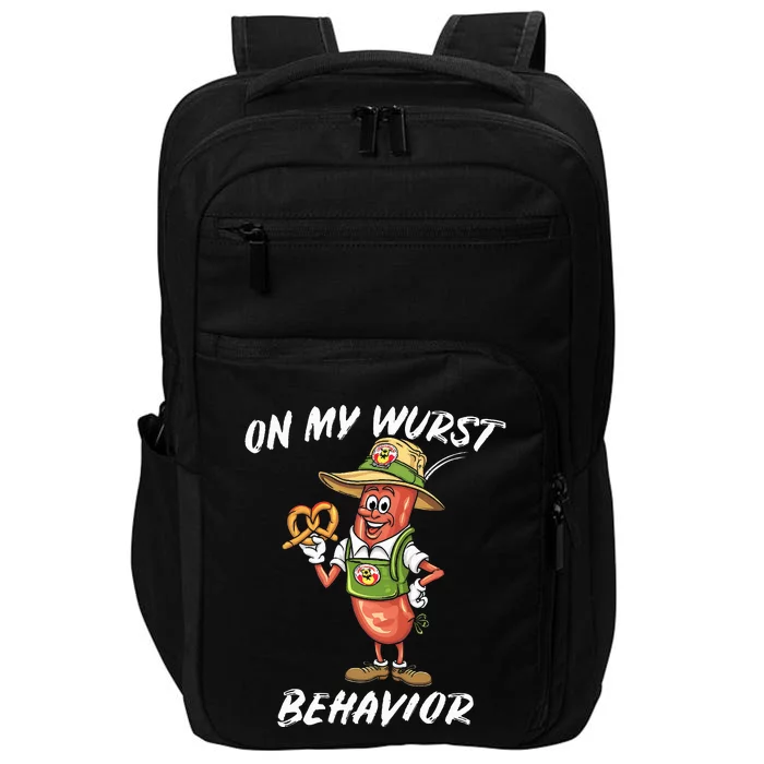 Oktoberfest On My Wurst Behavior Impact Tech Backpack