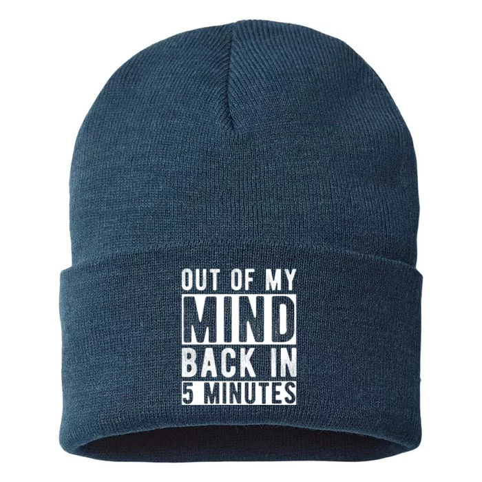 Out Of My Mind Back In 5 Minutes Sustainable Knit Beanie