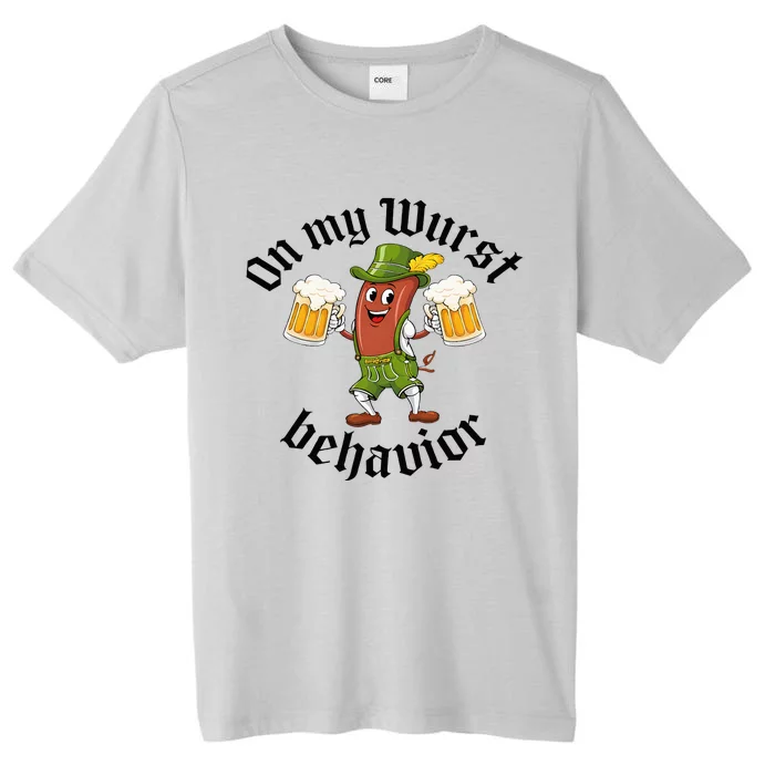 Oktoberfest On My Wurst Behavior ChromaSoft Performance T-Shirt