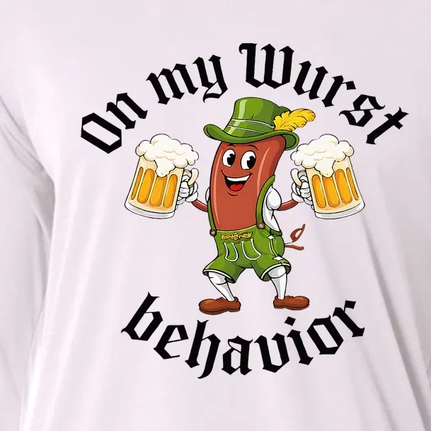 Oktoberfest On My Wurst Behavior Cooling Performance Long Sleeve Crew